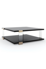 Square Black Coffee Table | Caracole I'll Take The Corner Table | Caracole.eu.com