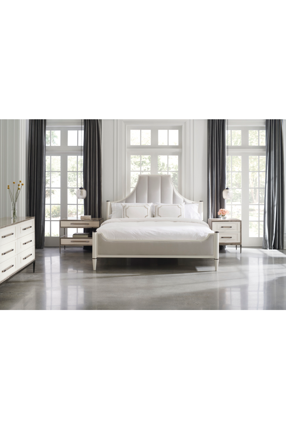 White Ceramic Dresser | Caracole Impressive | Caracole.eu.com
