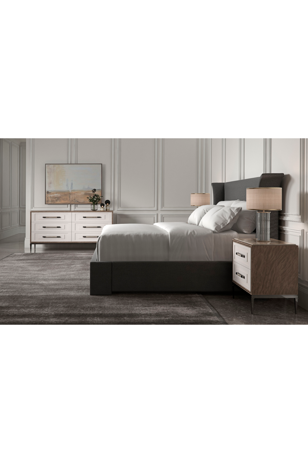 White Ceramic Dresser | Caracole Impressive | Caracole.eu.com