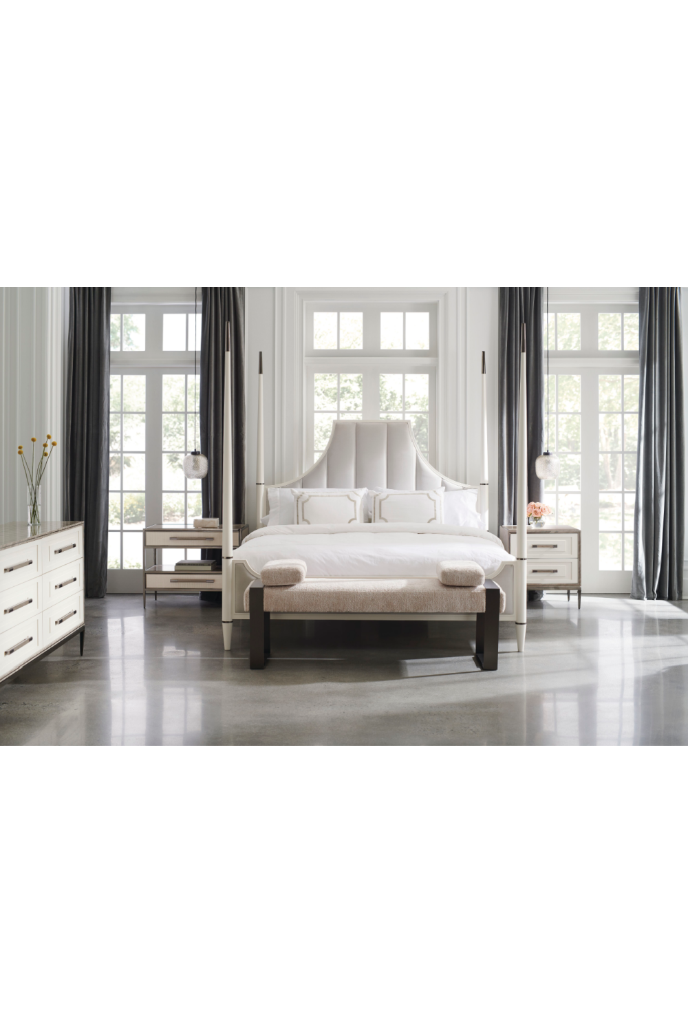 White Ceramic Dresser | Caracole Impressive | Caracole.eu.com