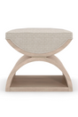 Wooden Crescent Ottoman | Caracole Open Enrollment | Caracole.eu.com
