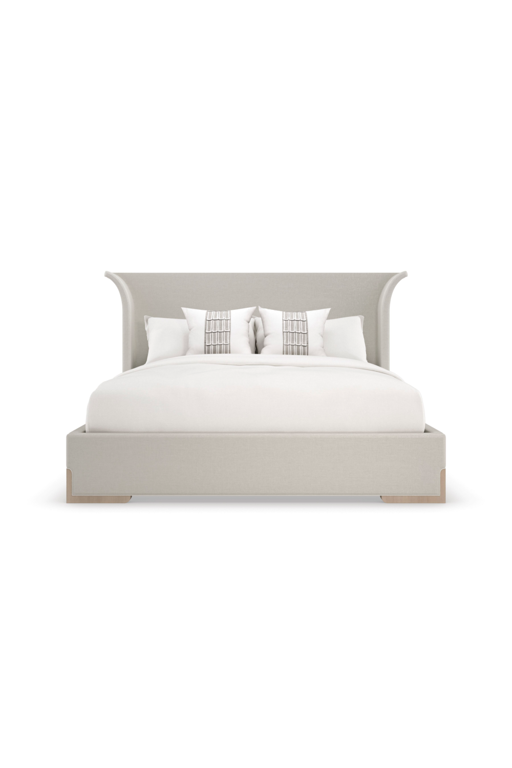 Light Gray Modern Bed | Caracole Beauty Sleep | Caracole.eu.com