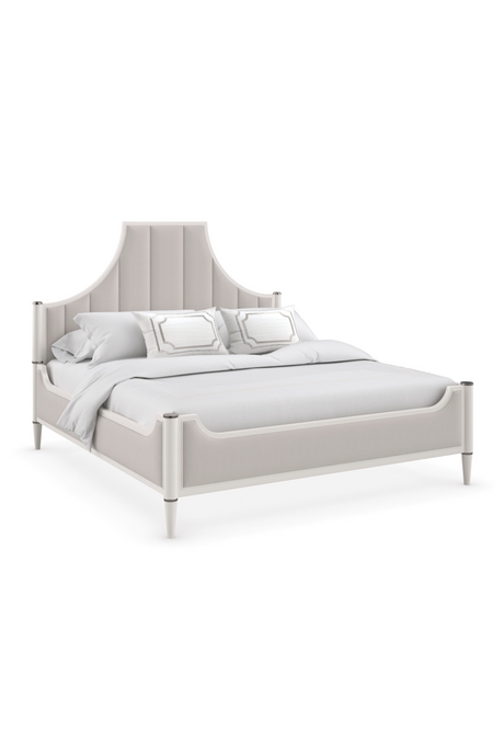 White Channel Tufted Queen Bed | Caracole To Post Or Not To Post | Caracole.eu.com