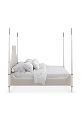 White Channel Tufted Queen Bed | Caracole To Post Or Not To Post | Caracole.eu.com