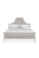 White Channel Tufted Queen Bed | Caracole To Post Or Not To Post | Caracole.eu.com