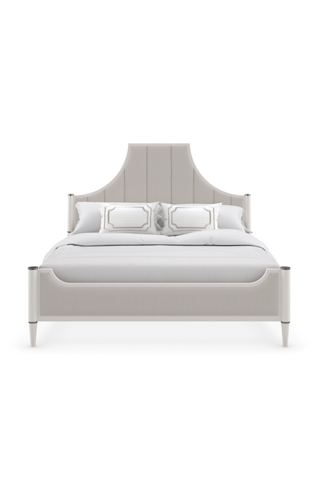 White Channel Tufted Queen Bed | Caracole To Post Or Not To Post | Caracole.eu.com