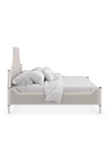 White Channel Tufted Queen Bed | Caracole To Post Or Not To Post | Caracole.eu.com