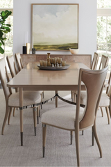 Beige Extendable Dining Table | Caracole Here to Accommodate | Woodfurniture.com