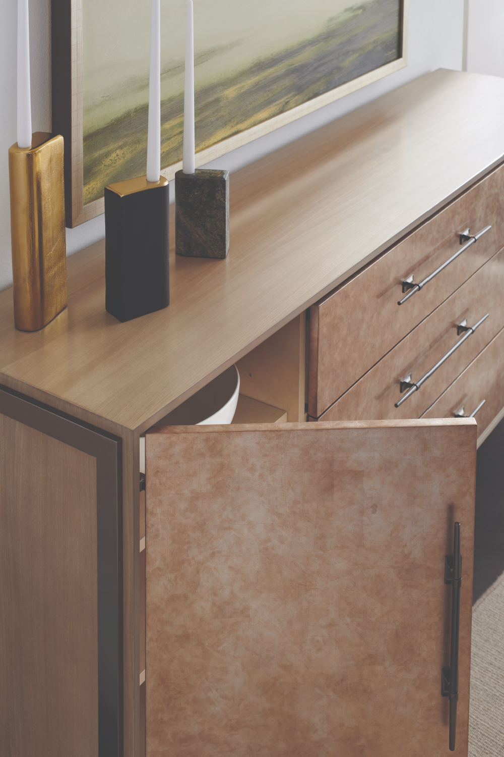 Beige Modern Buffet | Caracole Foiled Again | Caracole.eu.com