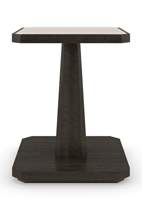 Cream Travertine End Table | Caracole Rock On | Caracole.eu.com