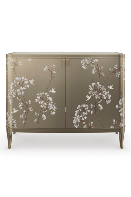 Floral Silkscreened Chest | Caracole Eden | Caracole.eu.com