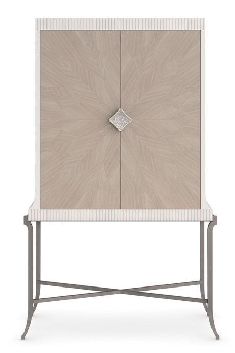 Rosette Patterned Bar Cabinet | Caracole High Expectations | Caracole.eu.com