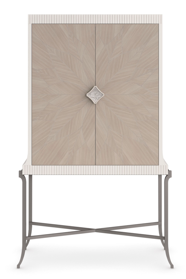 Rosette Patterned Bar Cabinet | Caracole High Expectations | Caracole.eu.com