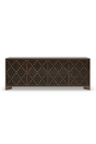 Slatted Wood Media Console | Caracole Diamond In The Rough | Caracole.eu.com