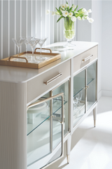 Glass Door Modern Sideboard | Caracole Love Interest | Caracole.eu.com