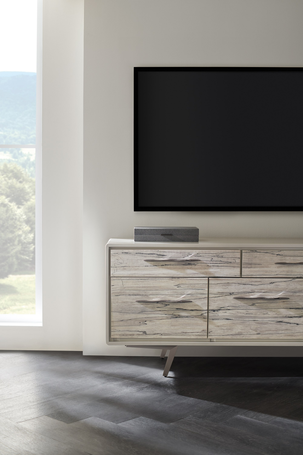 Spalted Maple Veneer Sideboard | Caracole Highs And Lows | Caracole.eu.com