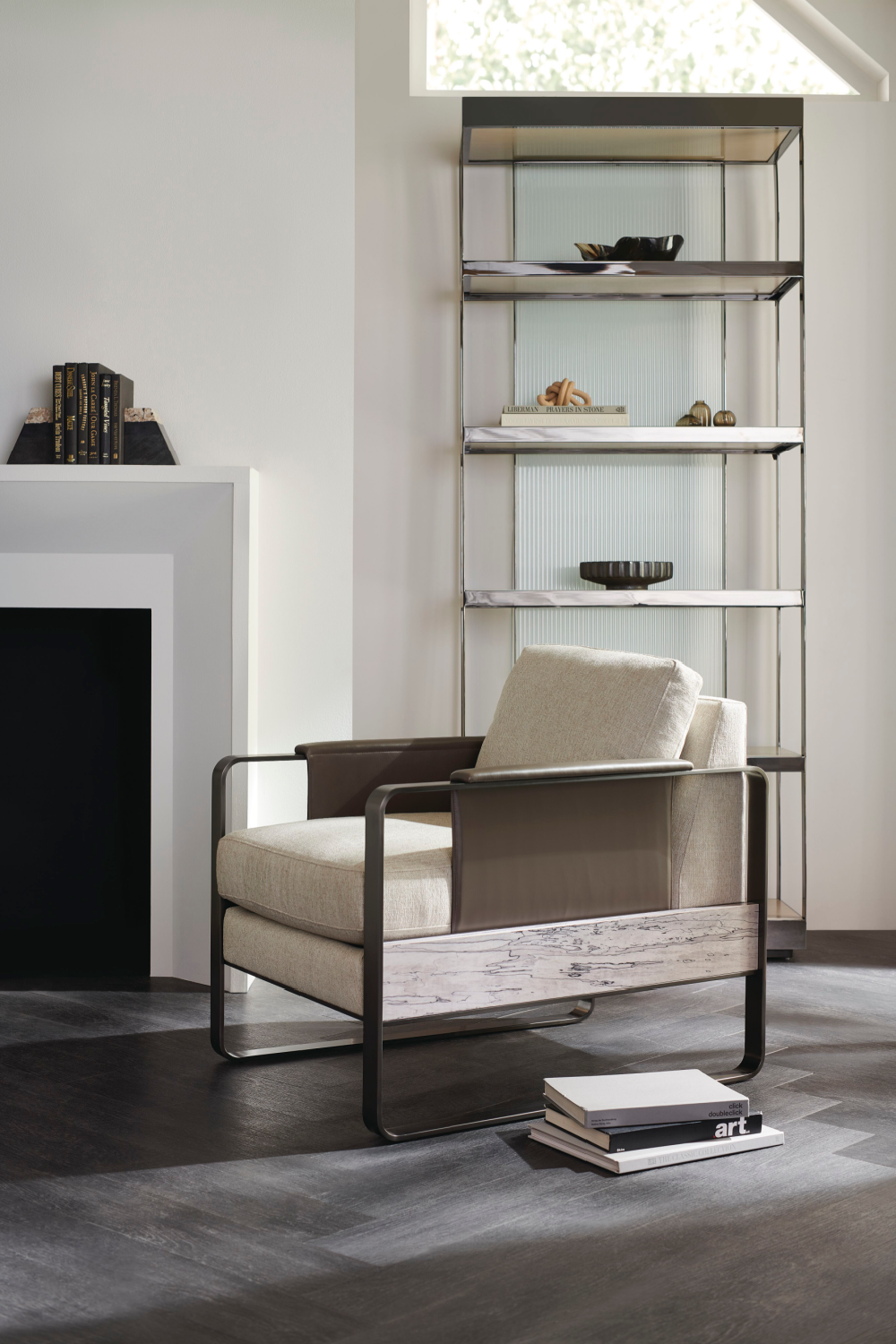 Bronze Framed Display Cabinet | Caracole Shelf Life | Caracole.eu.com