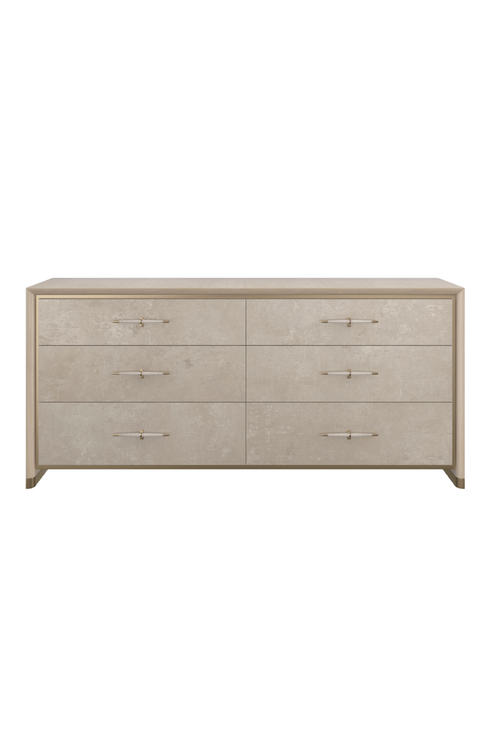 Metallic Leaf Modern Dresser | Caracole Hang Up | Caracole.eu.com