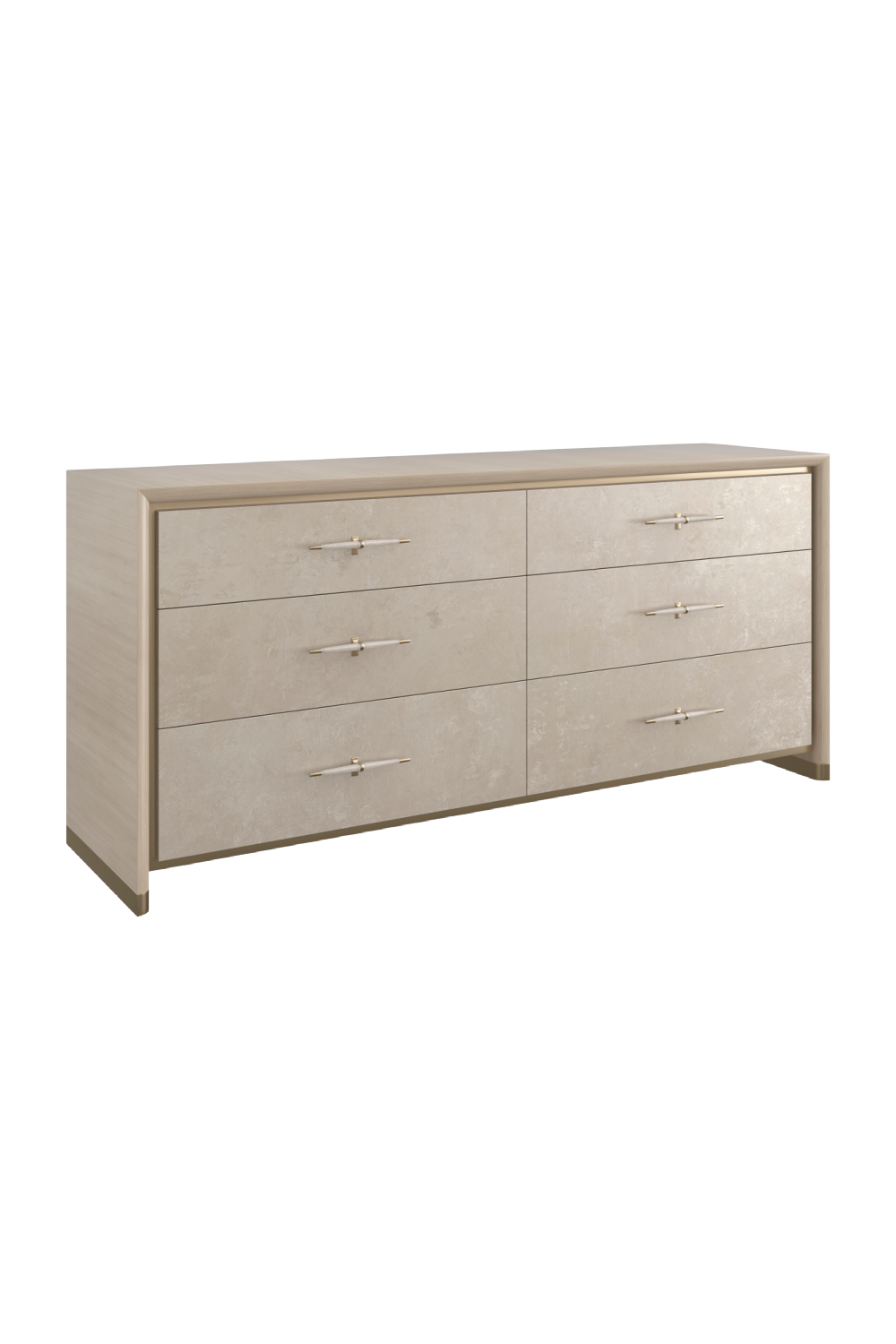 Metallic Leaf Modern Dresser | Caracole Hang Up | Caracole.eu.com