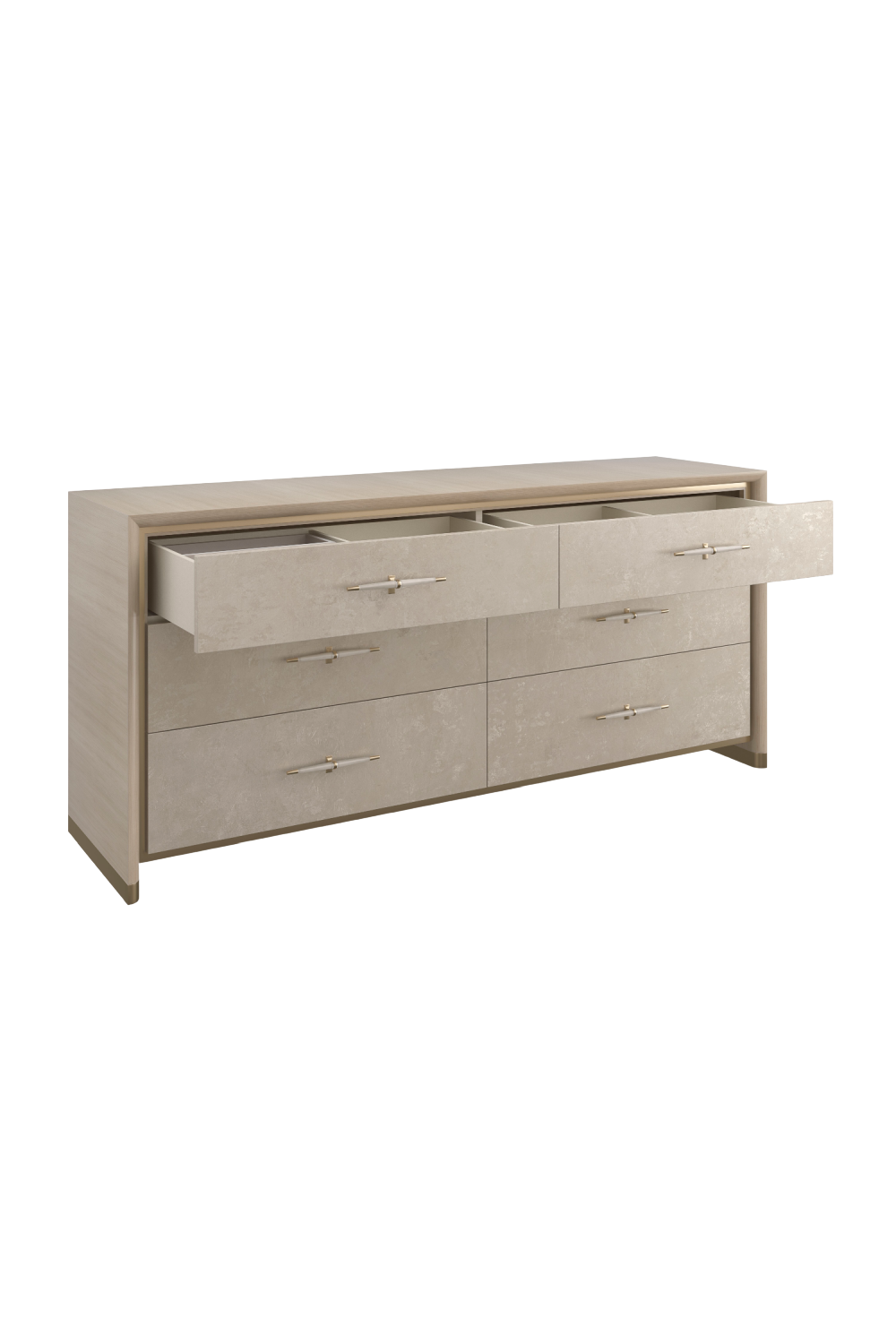Metallic Leaf Modern Dresser | Caracole Hang Up | Caracole.eu.com