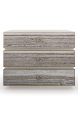 Gray Sandstone Nightstand | Caracole Bedrock | Oroa.com