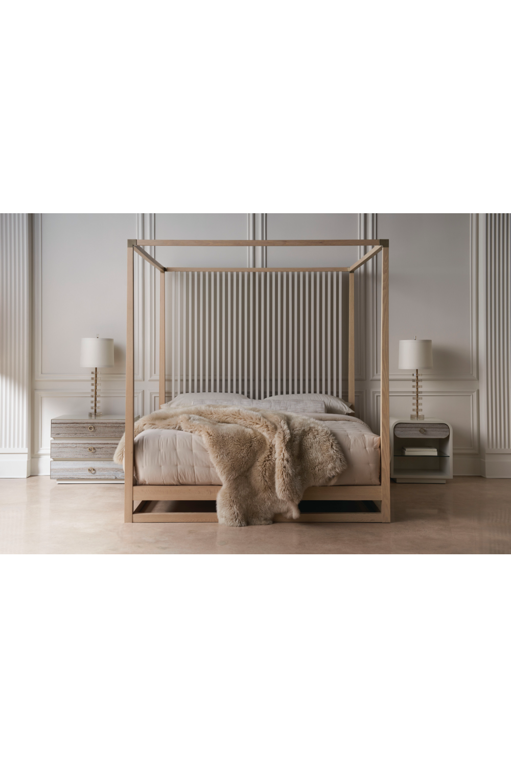 White Modern Nightstand | Caracole Quarry | Caracole.eu.com