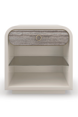 White Modern Nightstand | Caracole Quarry | Caracole.eu.com