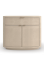 Cream Shagreen Nightstand | Caracole Simply Perfect | Oroa.com