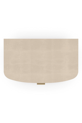 Cream Shagreen Nightstand | Caracole Simply Perfect | Oroa.com