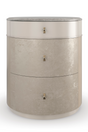 Curved Metallic Nightstand | Caracole Hang Around | Oroa.com