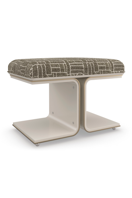Moss Green Modern Ottoman | Caracole Balance Beam | Caracole.eu.com