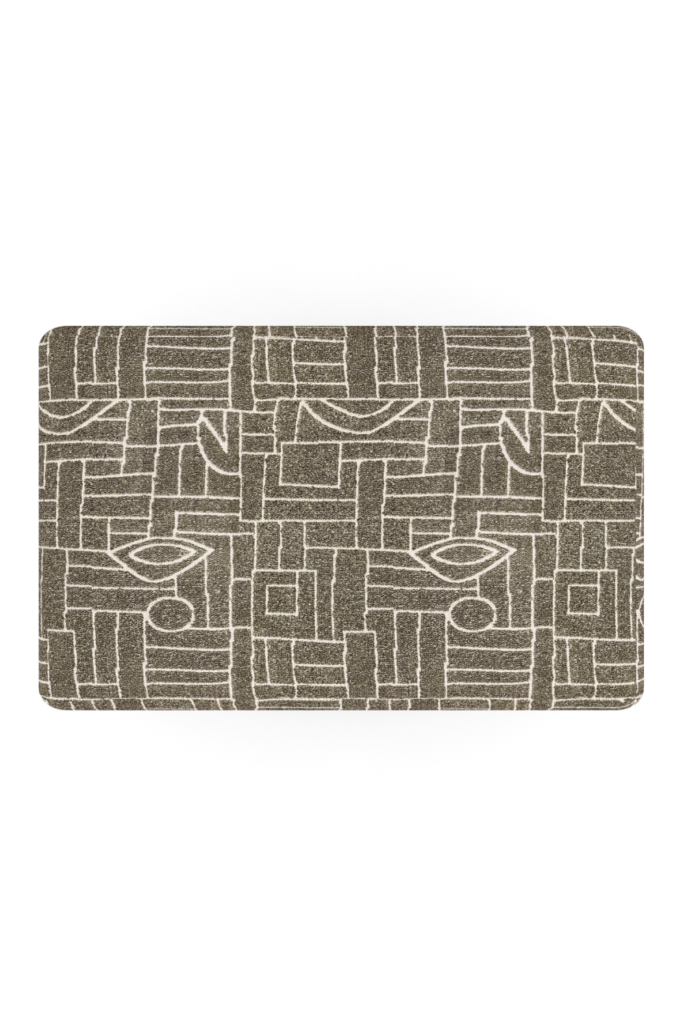 Moss Green Modern Ottoman | Caracole Balance Beam | Caracole.eu.com