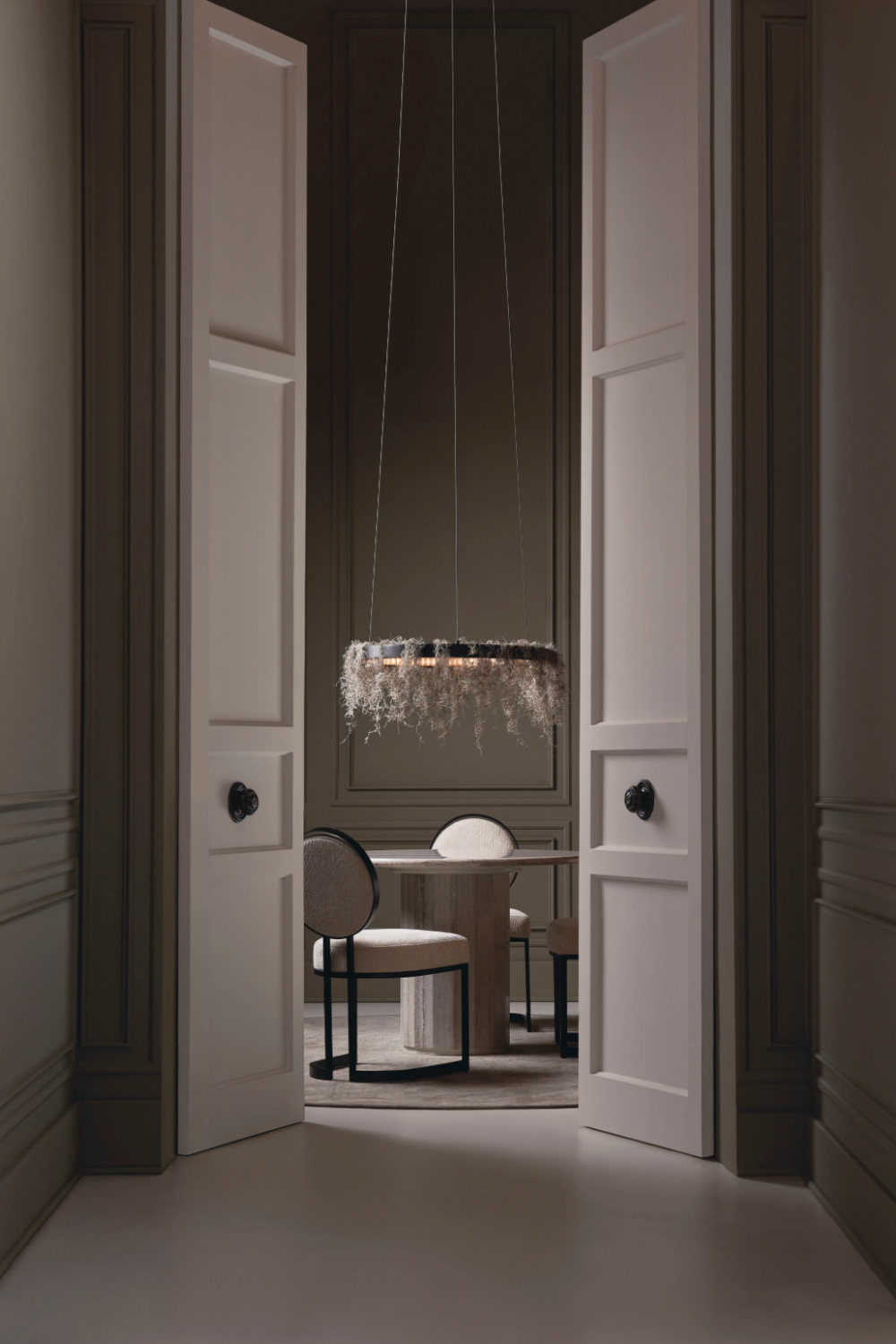 Round-Back Dining Chairs (2) | Caracole La Lune | Caracole.eu.com