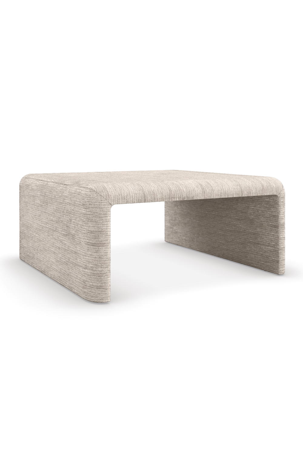 Ribbed Fabric Cocktail Table | Caracole Bridge The Gap | Caracole.eu.com