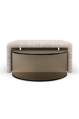 Ribbed Fabric Cocktail Table | Caracole Bridge The Gap | Caracole.eu.com