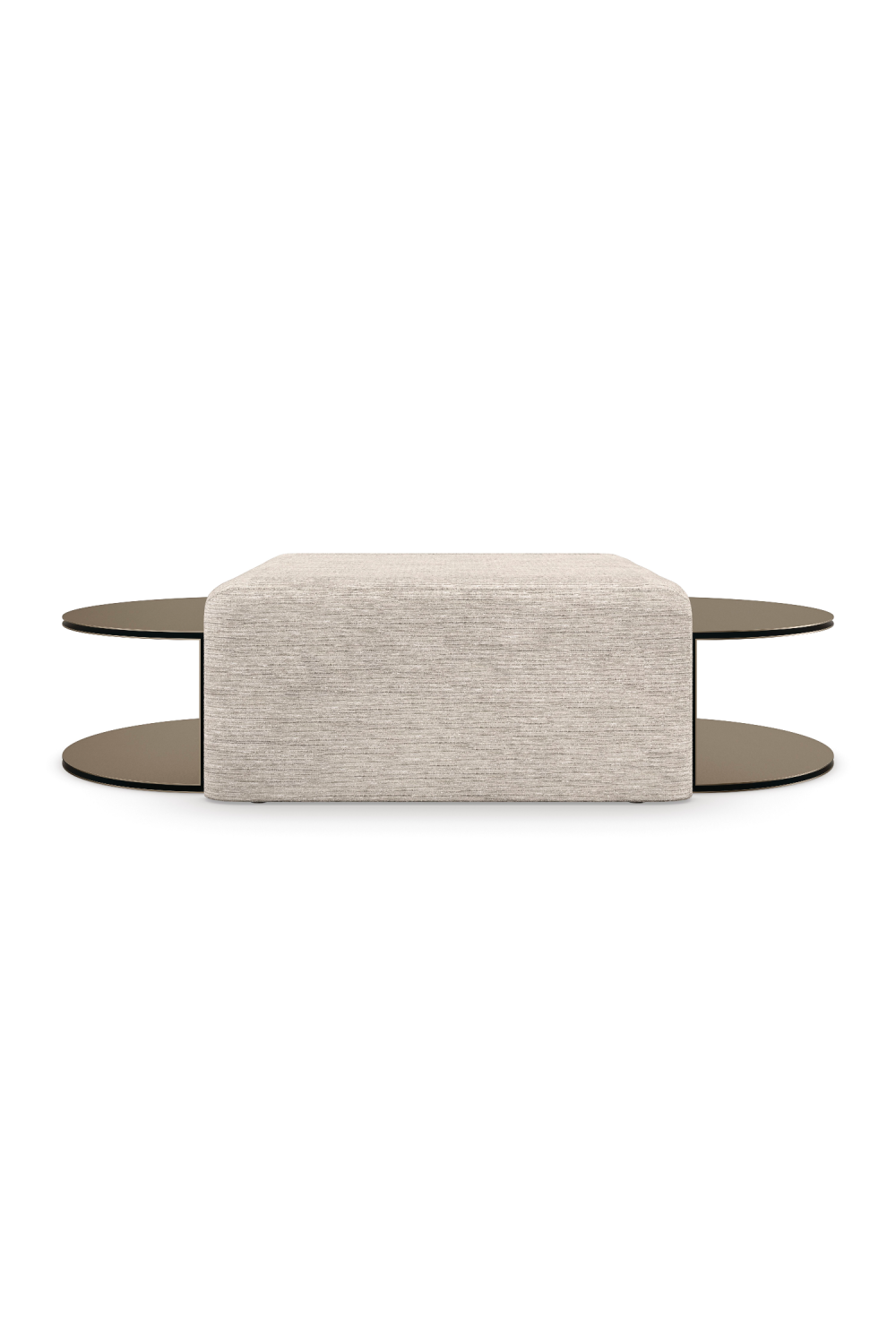 Ribbed Fabric Cocktail Table | Caracole Bridge The Gap | Caracole.eu.com
