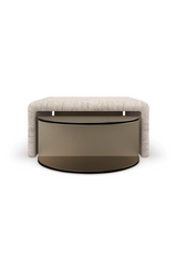 Gold Semi-Circle Cocktail Table | Caracole All Together | Caracole.eu.com