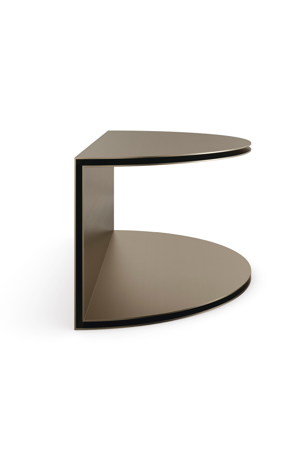 Gold Semi-Circle Cocktail Table | Caracole All Together | Caracole.eu.com