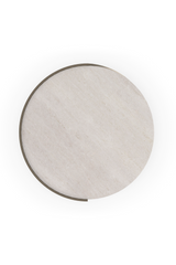 Spiral Silver Leaf Side Table | Caracole Nautilus | Caracole.eu.com