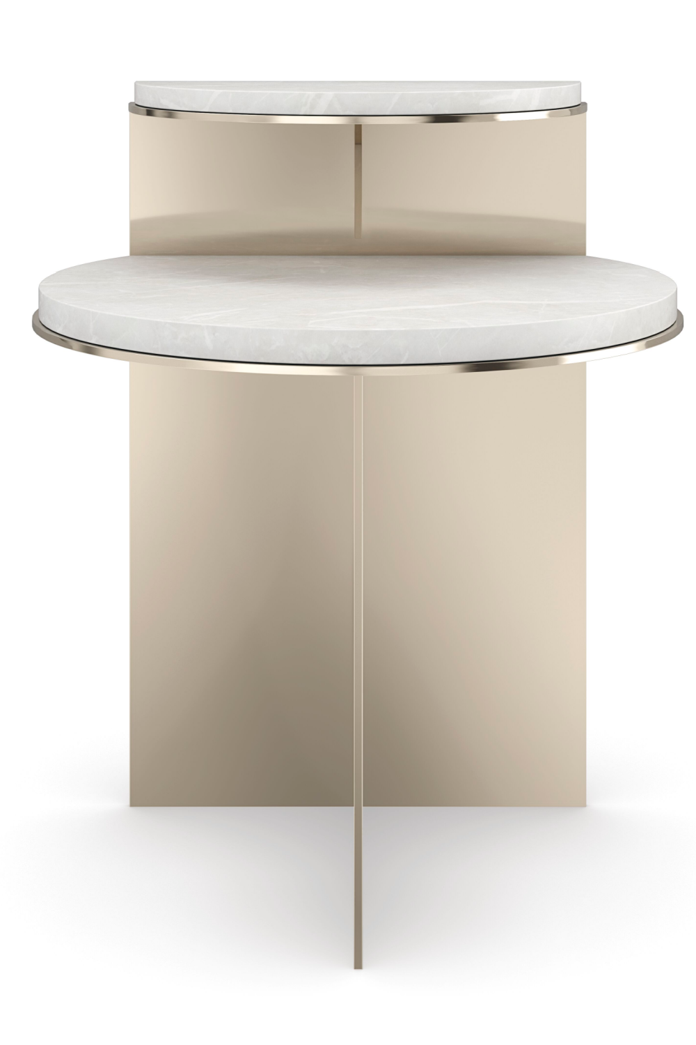 Gold Modern End Table | Caracole Touche' Light | Caracole.eu.com