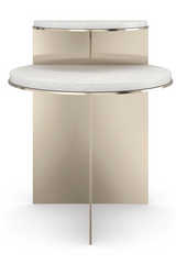 Gold Modern End Table | Caracole Touche' Light | Caracole.eu.com
