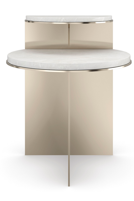 Gold Modern End Table | Caracole Touche' Light | Caracole.eu.com