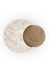 Travertine Modern End Table | Caracole Sun And Moon | Caracole.eu.com