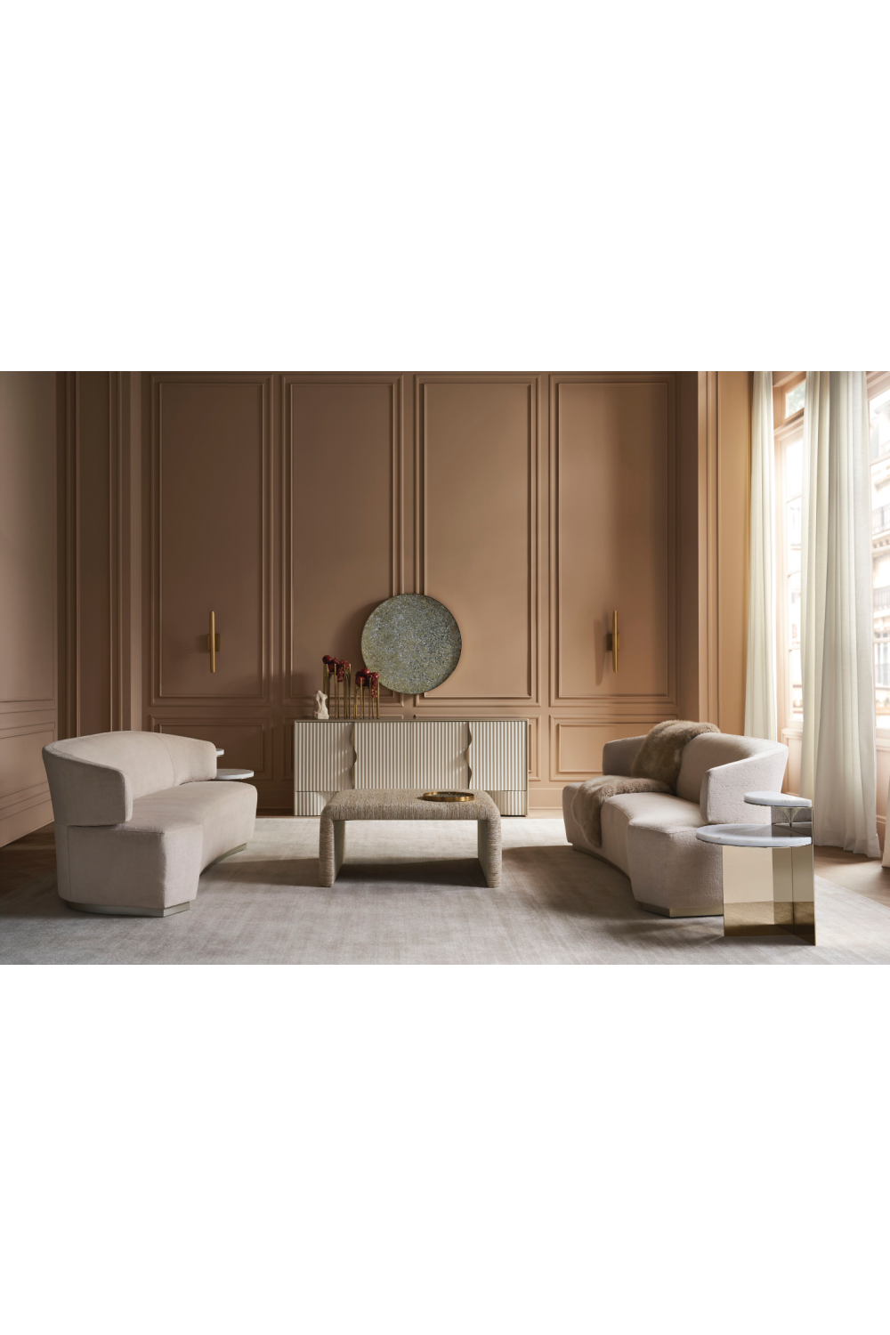 Neutral-Hued Modern Sideboard | Caracole Conrinthian | Caracole.eu.com