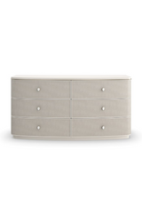 Cream Linen 6-Drawer Dresser | Caracole Lyon | Caracole.eu.com