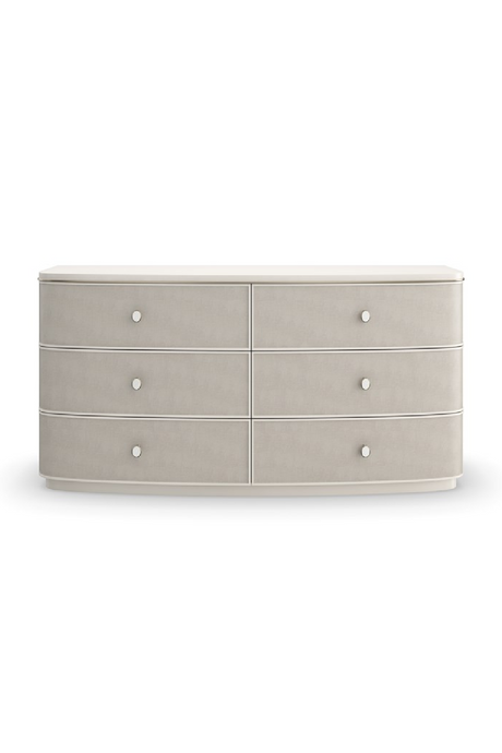 Cream Linen 6-Drawer Dresser | Caracole Lyon | Caracole.eu.com