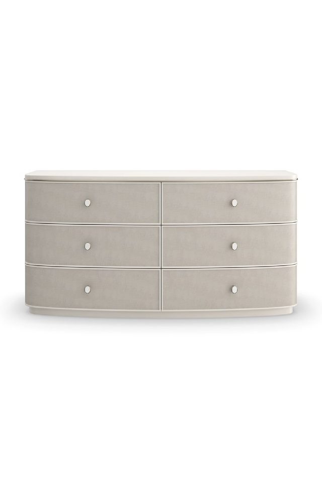 Cream Linen 6-Drawer Dresser | Caracole Lyon | Caracole.eu.com