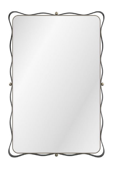 Bronze Ribbon Detail Mirror | Caracole Marseille | Caracole.eu.com