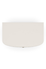Cream Linen 3-Drawer Nightstand | Caracole Lyon | Caracole.eu.com
