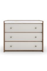 Sycamore Panel 3-Drawer Nightstand | Caracole Avignon | Caracole.eu.com